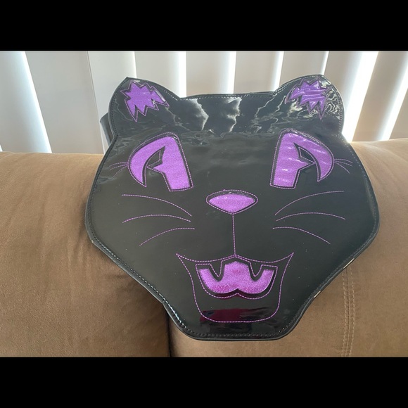 Gothic cat purse - Picture 1 of 3